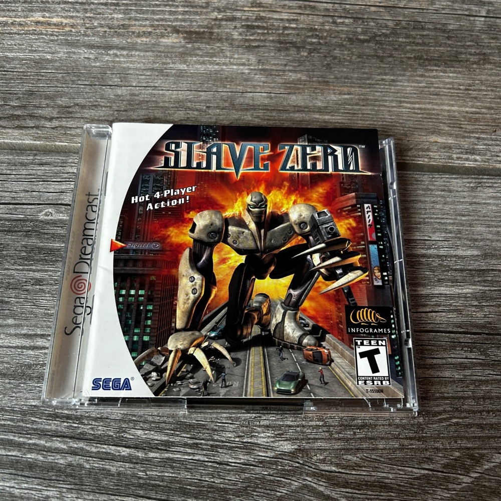 Slave Zero Sega Dreamcast Game‎ Case Only, No Disc